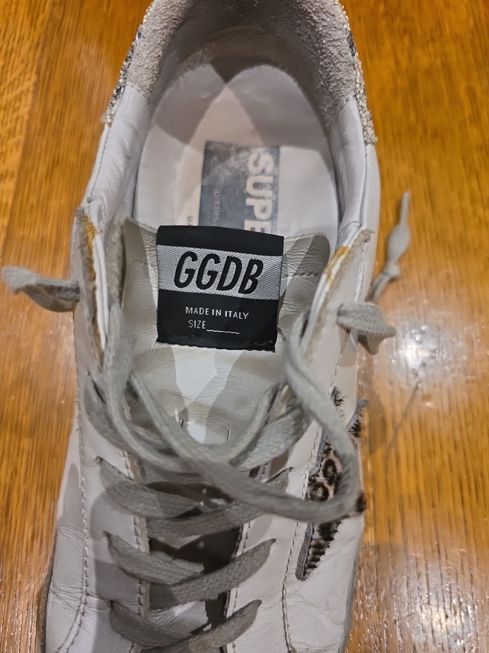 Golden Goose White Superstar Low-Top Sneakers - Picture 3 of 9